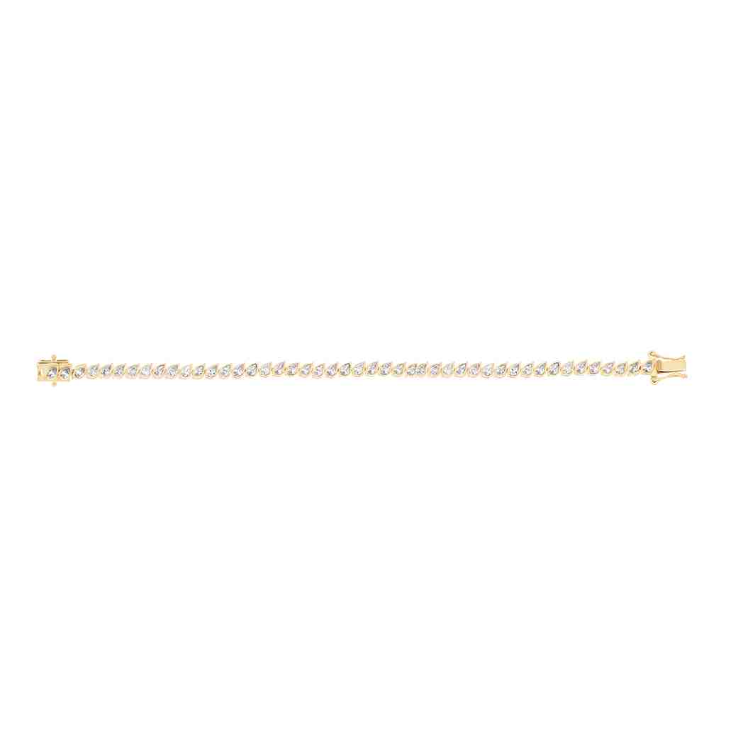 Pear Shape Tennis Bracelet BR51316A